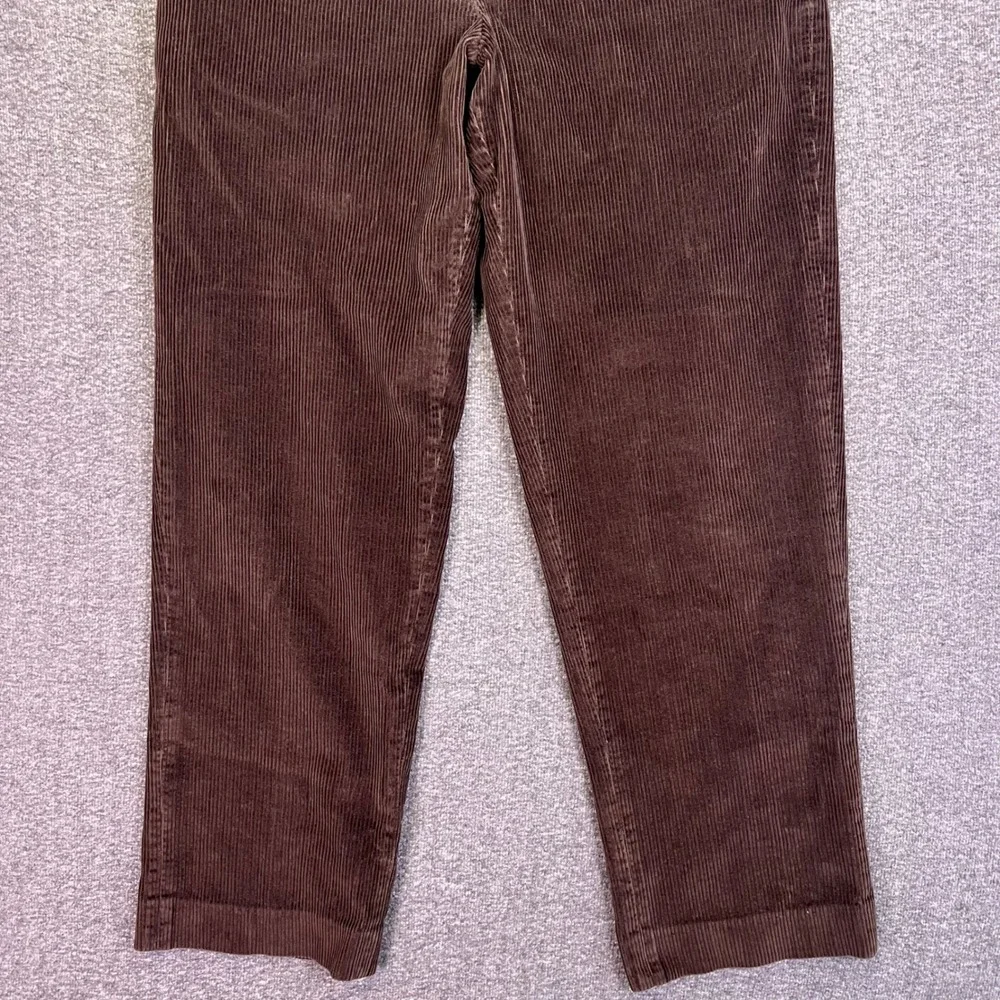 LL Bean Corduroy Pants Mens 35x31 Brown Classic Fit Casual Heritage Outdoors